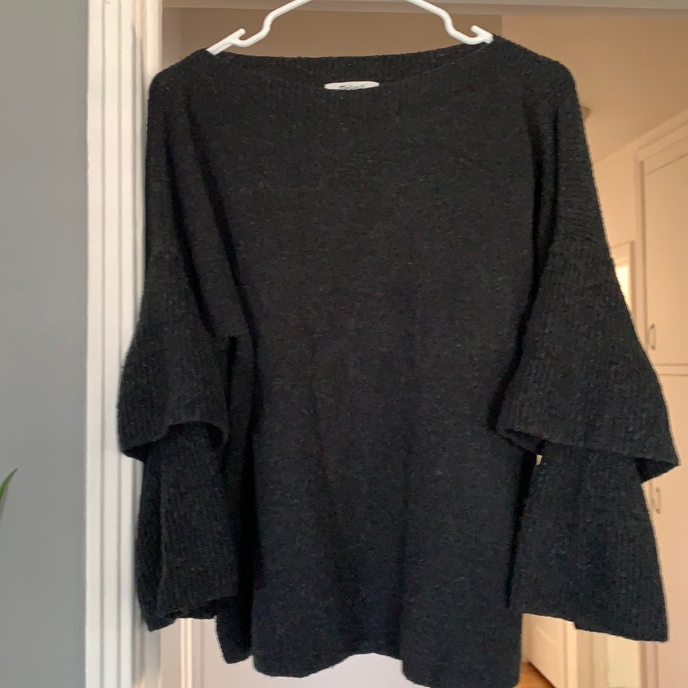 Madewell Tiered-Sleeves Sweater